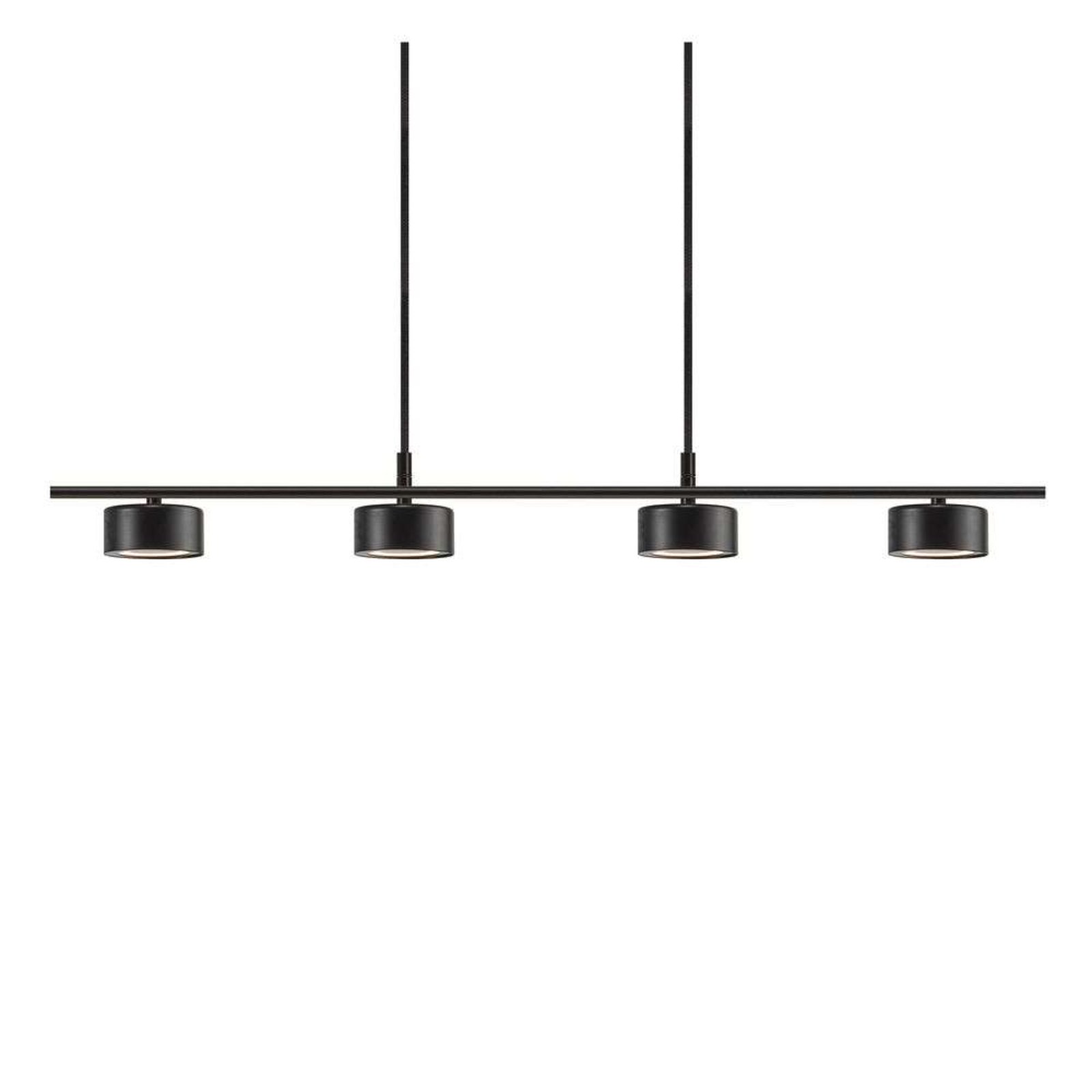 Clyde 4 LED Candeeiro Suspenso Long Black - Nordlux