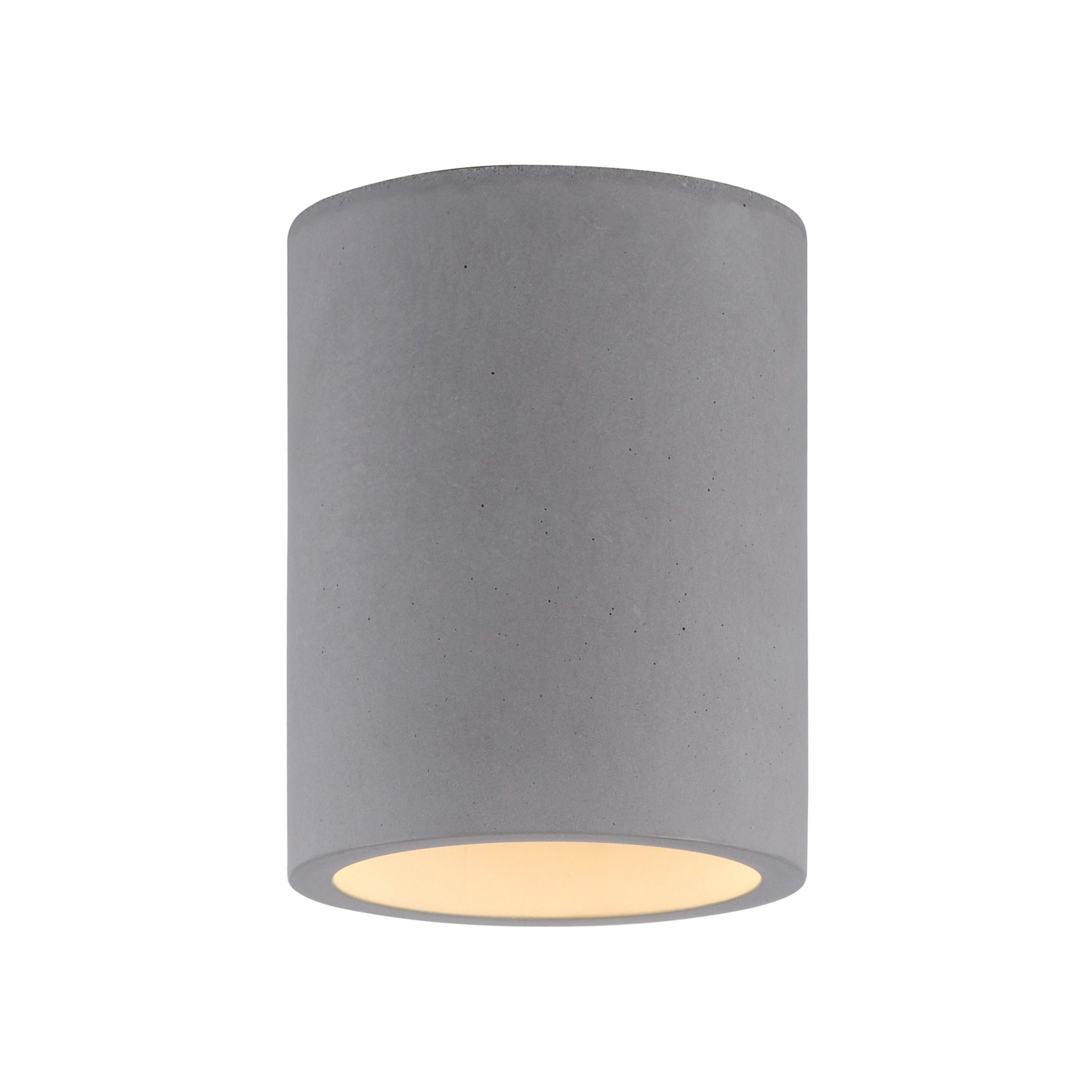 Paul Neuhaus Deckenlampe Eton, grau, Beton, Ø 11 cm, GU10