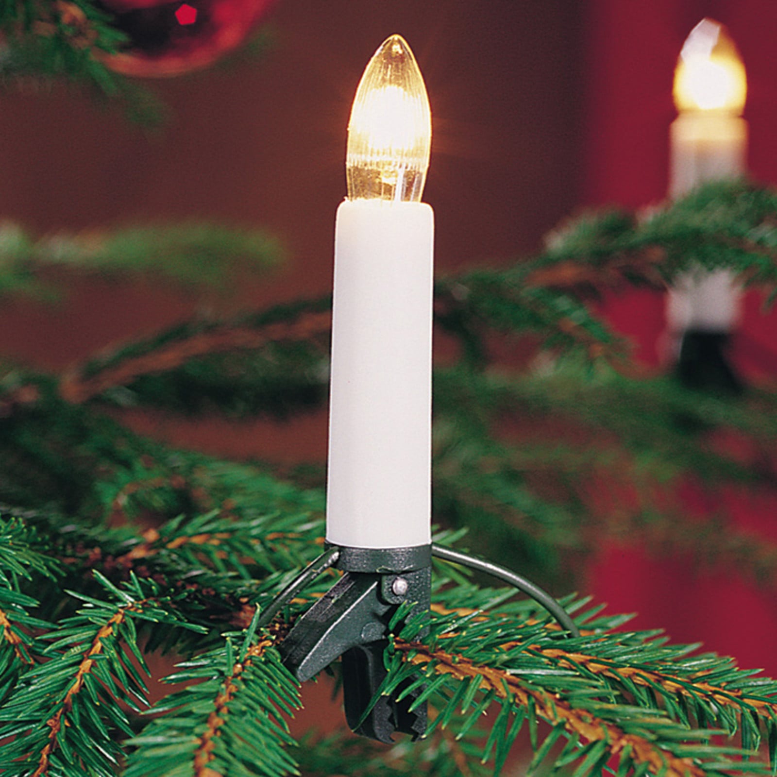 Konstsmide Christmas Vilinska svjetla dužine 9,75 m sa žaruljama na vrhu 16-f - zeleno bijela - Plastika