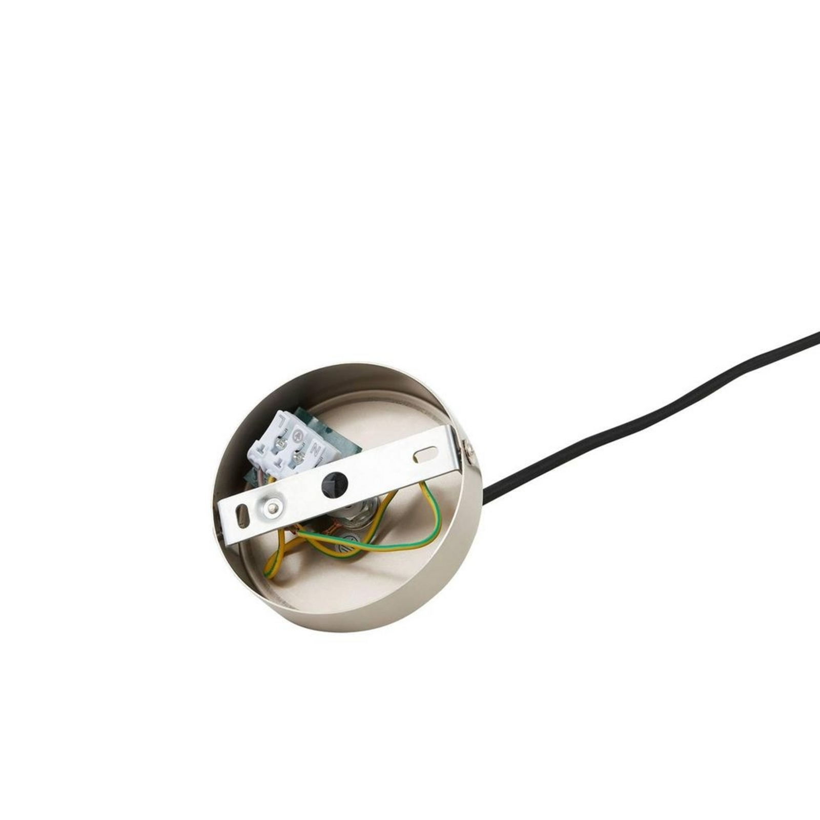 Laylan Riippuvalaisin Ø46 Nickel/Valkoinen - Lindby