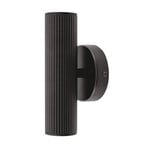 Lampa ścienna Hubble, czarna, wysokość 21 cm IP44 - Globen Lighting