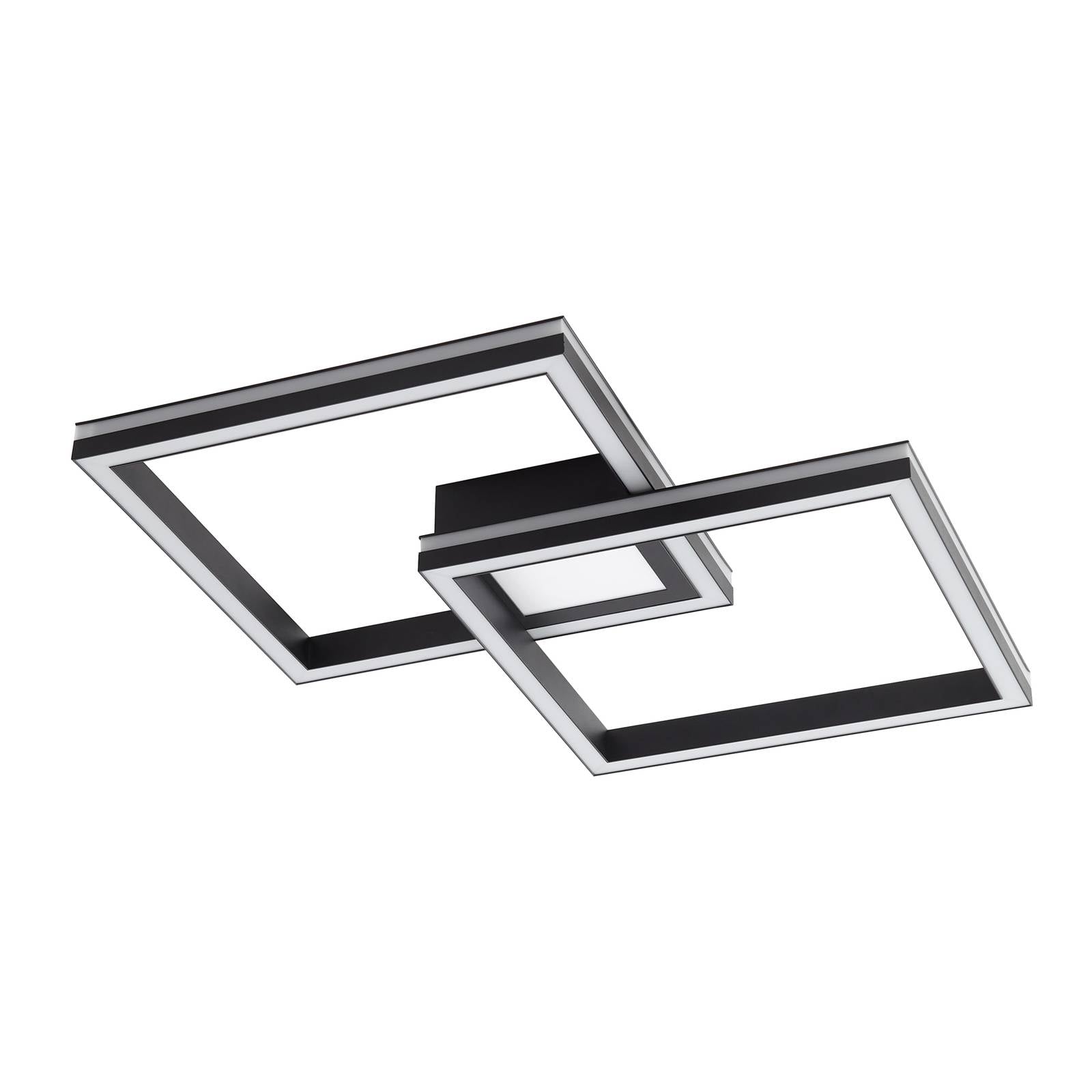 Lucande Smart LED-Deckenlampe Tjado, 85cm, schwarz, RGB, CCT