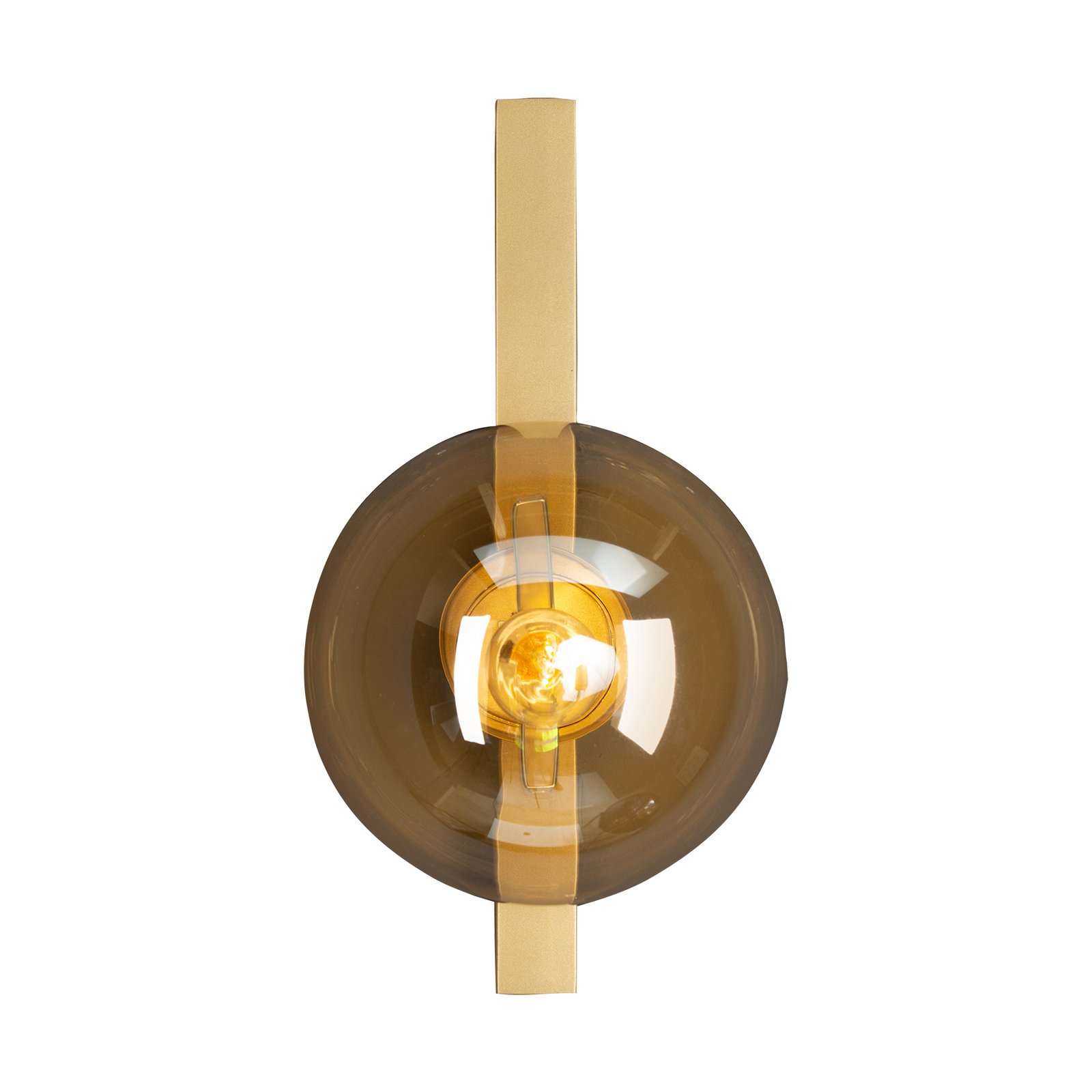 Pluto wall light, 1-bulb, gold