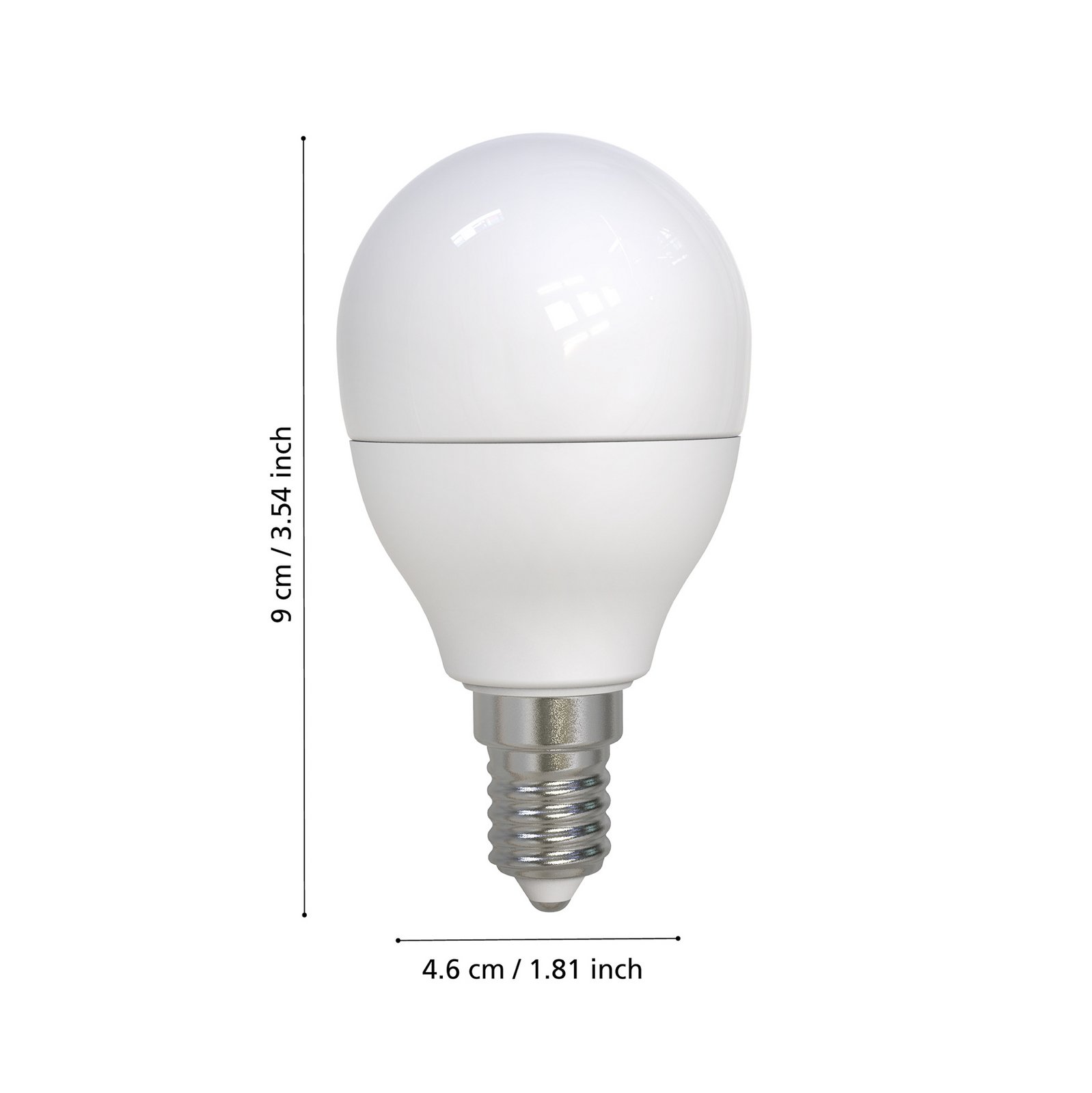 Светодиодна лампа с капковидна форма E14 7,5W, топло бяла, 806lm, с