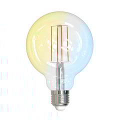 LUUMR Inteligentna żarówka LED przezroczysta E27 G95 7W Tuya WLAN CCT