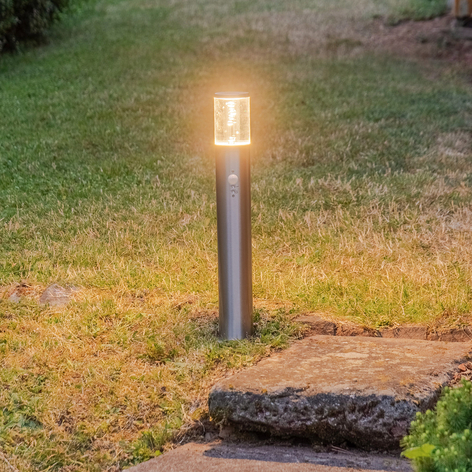 Bewegungsmelder-Sockellampe Belen mit LED