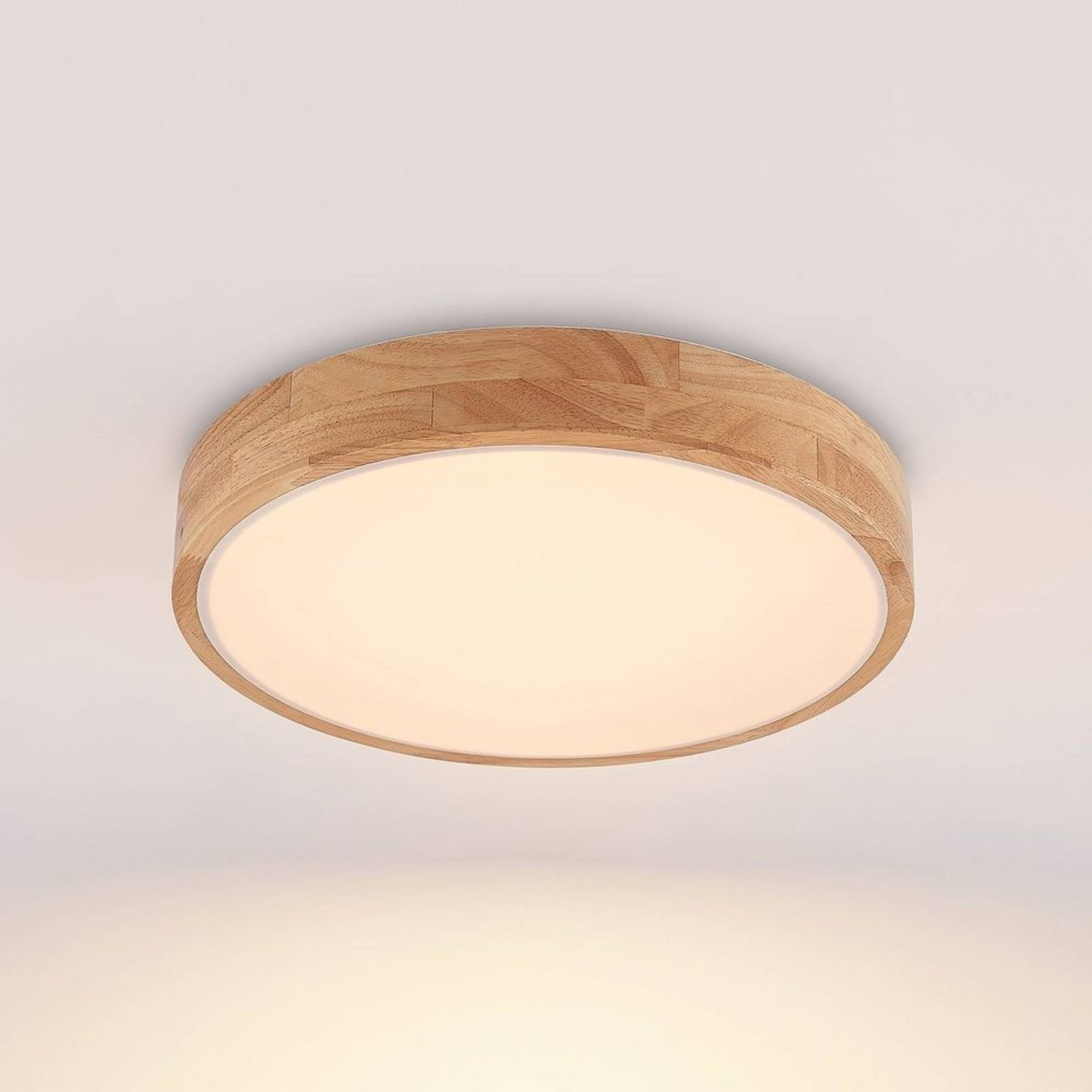 Milada Stropné Lampa Wood/White - Lindby