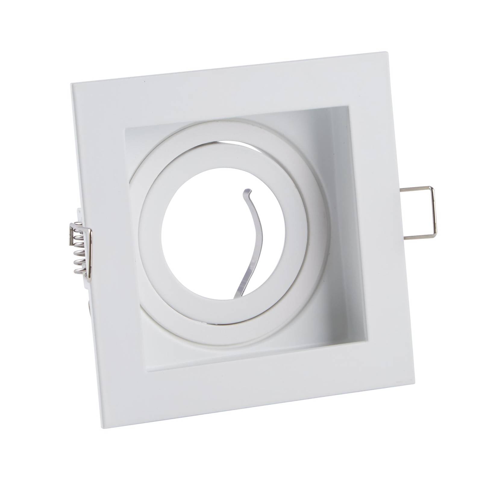 Einbauleuchte Grid One weiß 10 x 10 cm Aluminium GU10