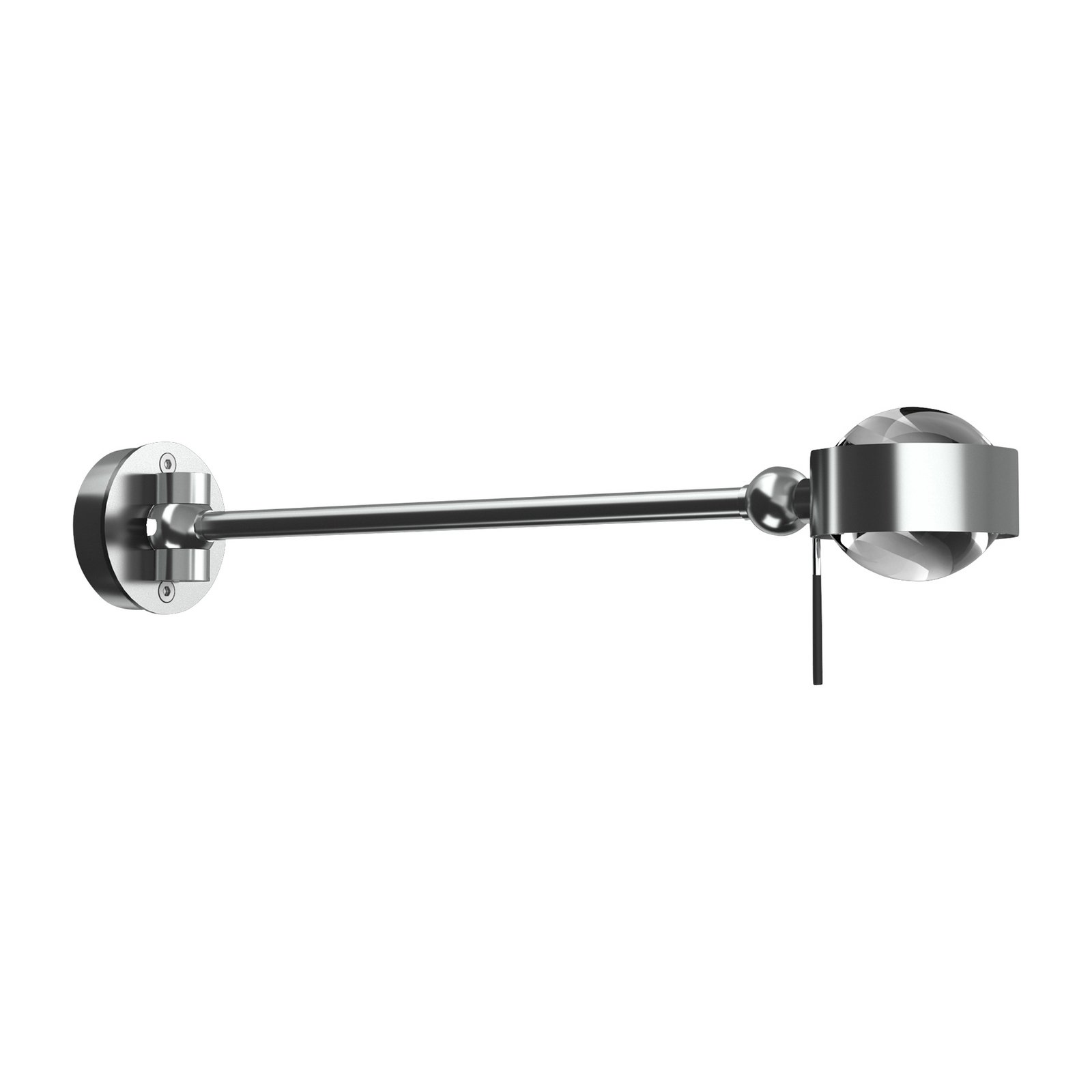 Puk Mini Hotel G9 wall light, 30cm, clear lenses