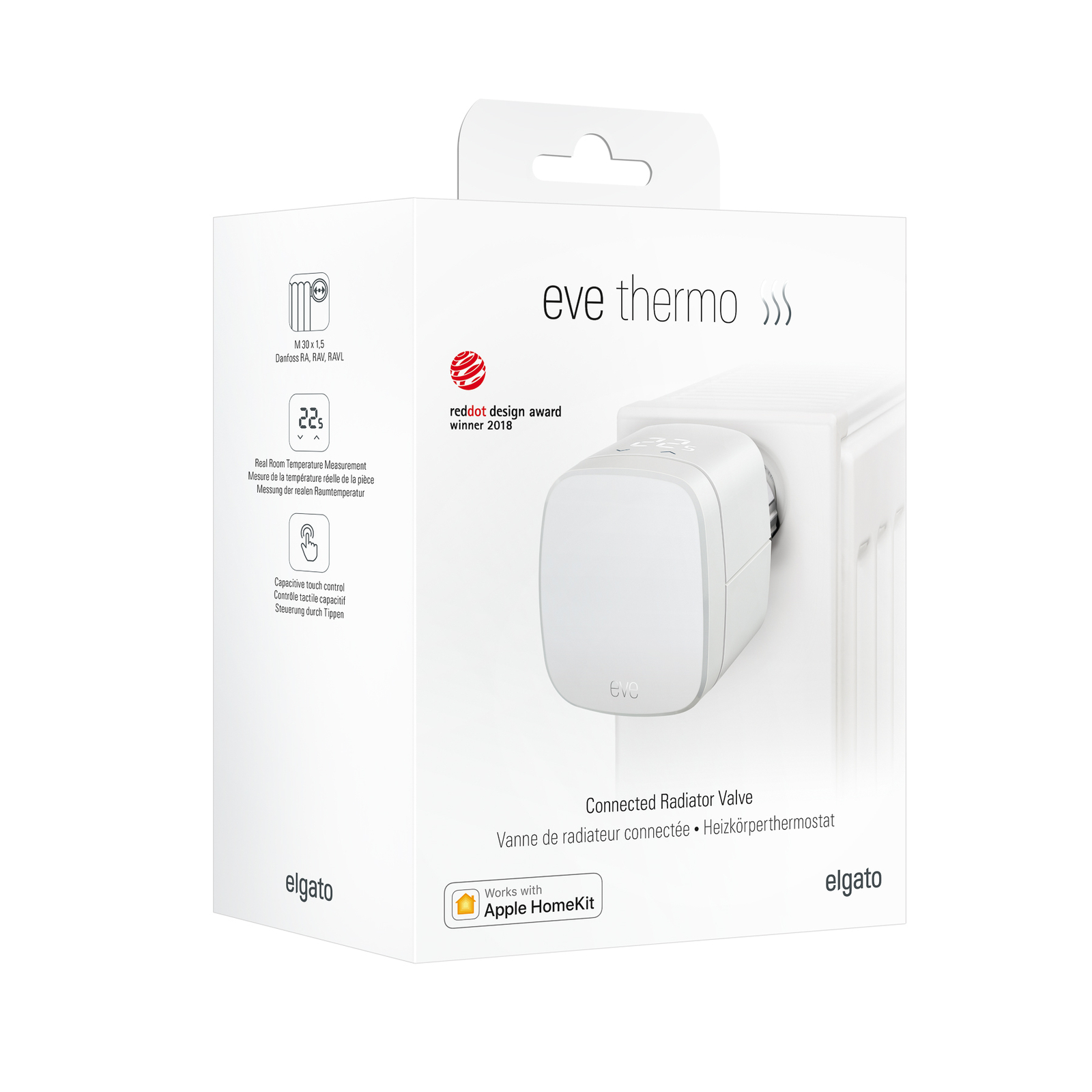 side Lee kan ikke se Eve Thermo smart home-termostat | Lampegiganten.dk