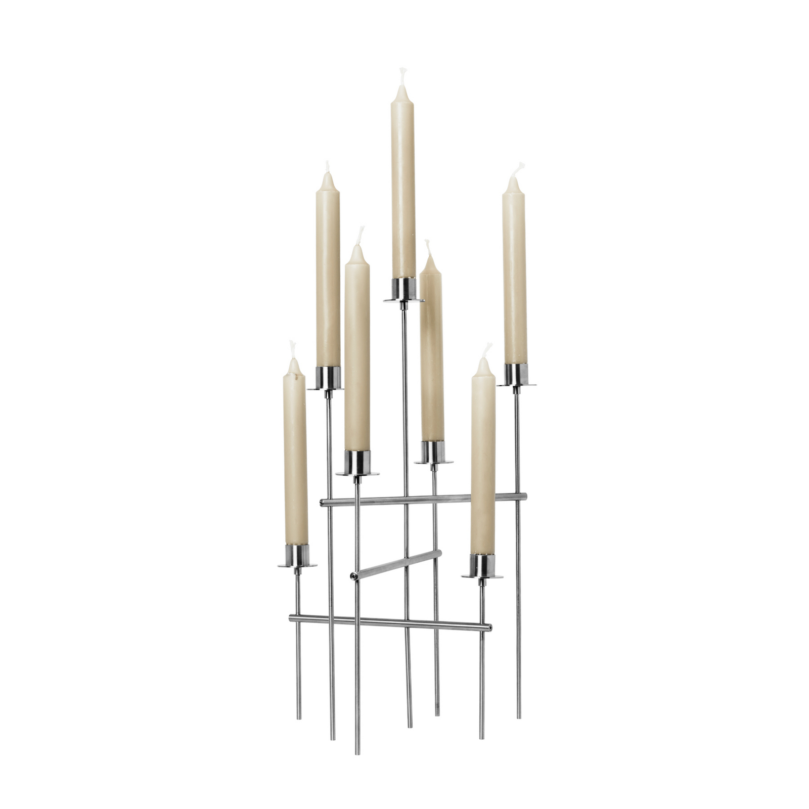 Elysia Kerzenhalter, Edelstahl, Höhe 41,7 cm - ferm LIVING