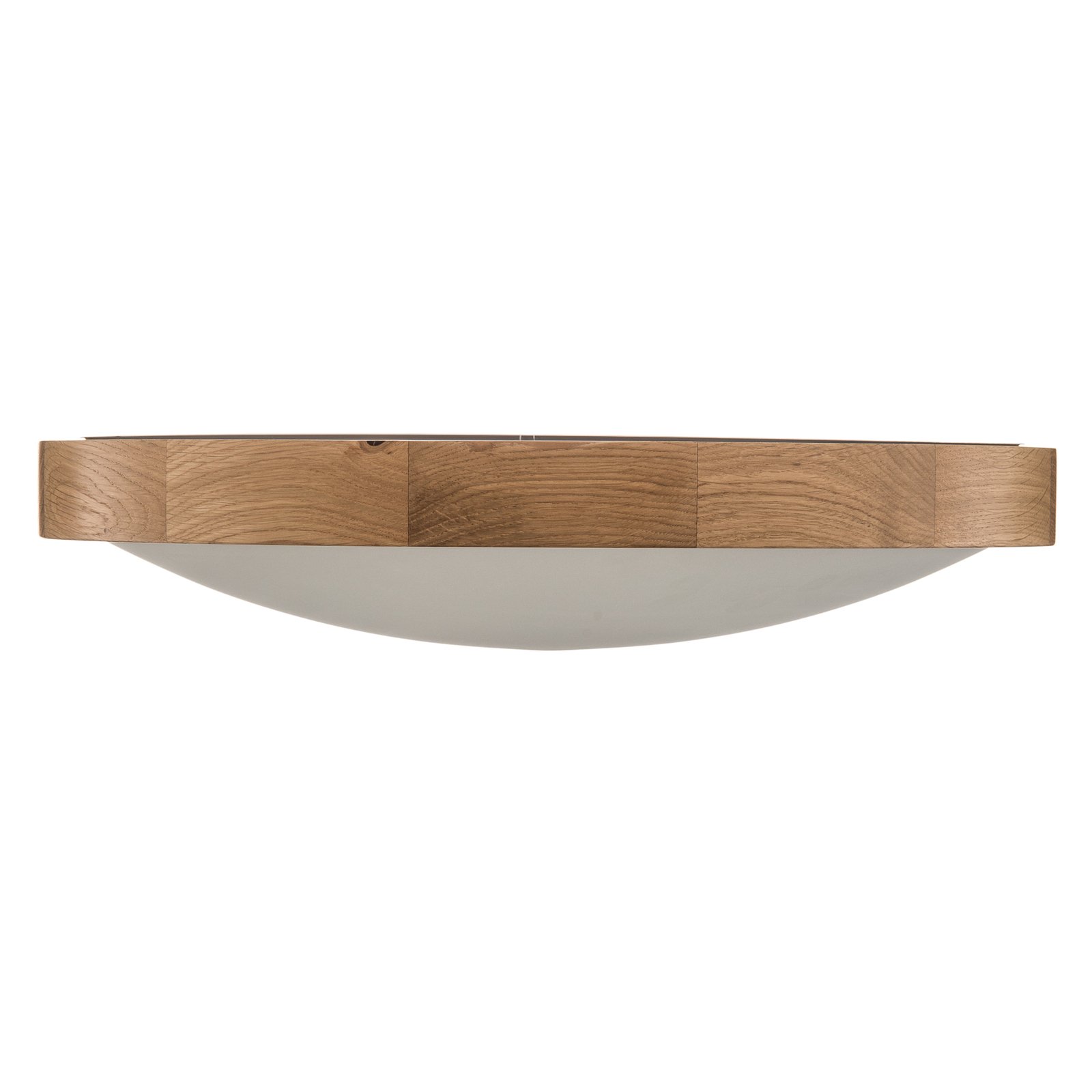 Envostar Zeus ceiling lamp, wood, oak, Ø 47 cm