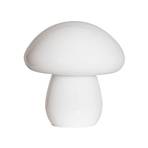 By Rydéns Mira Lampă de masă Mushroom, alb, sticlă, înălțime 30 cm