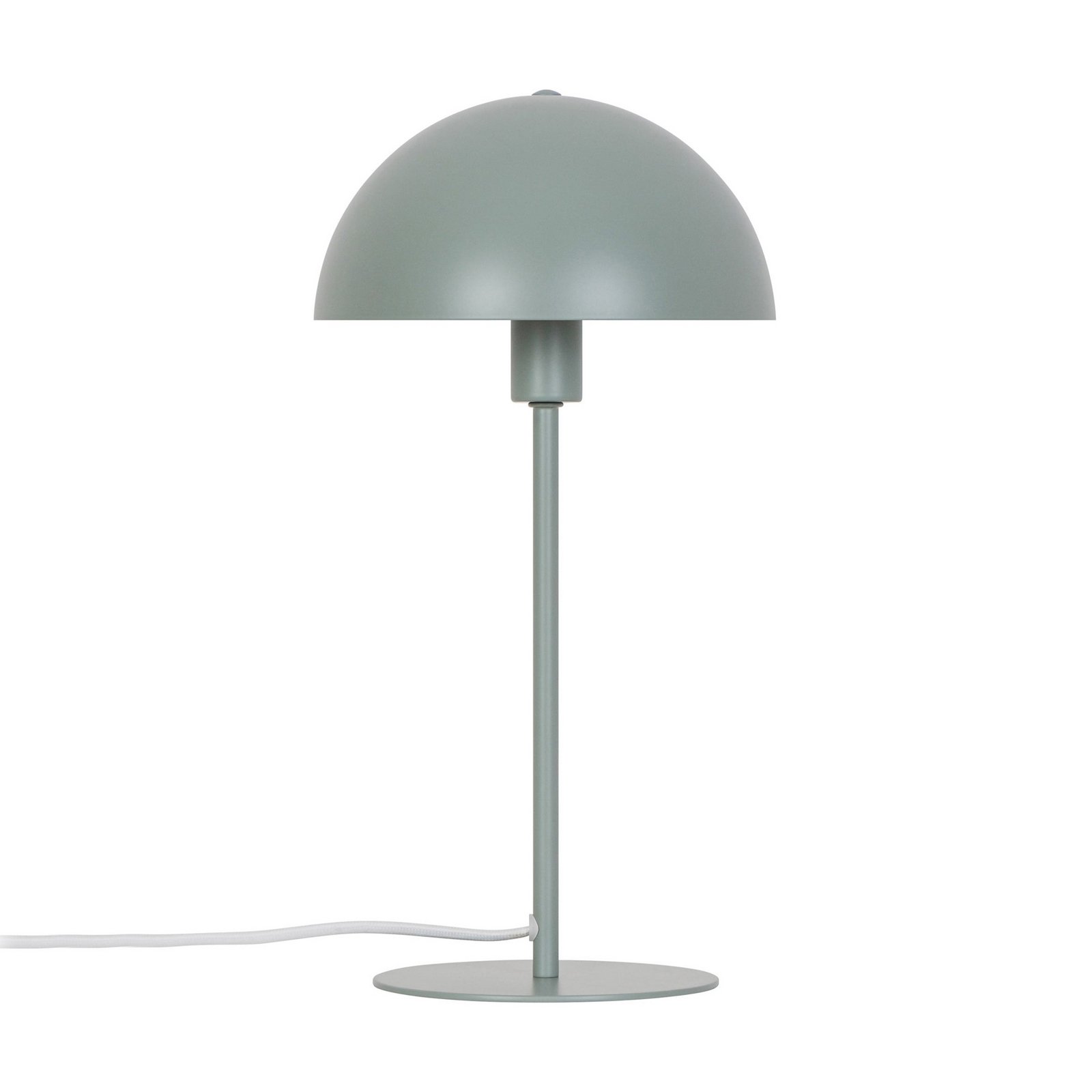 Lampada da tavolo Ellen 20, verde polvere, metallo, portalampada E14