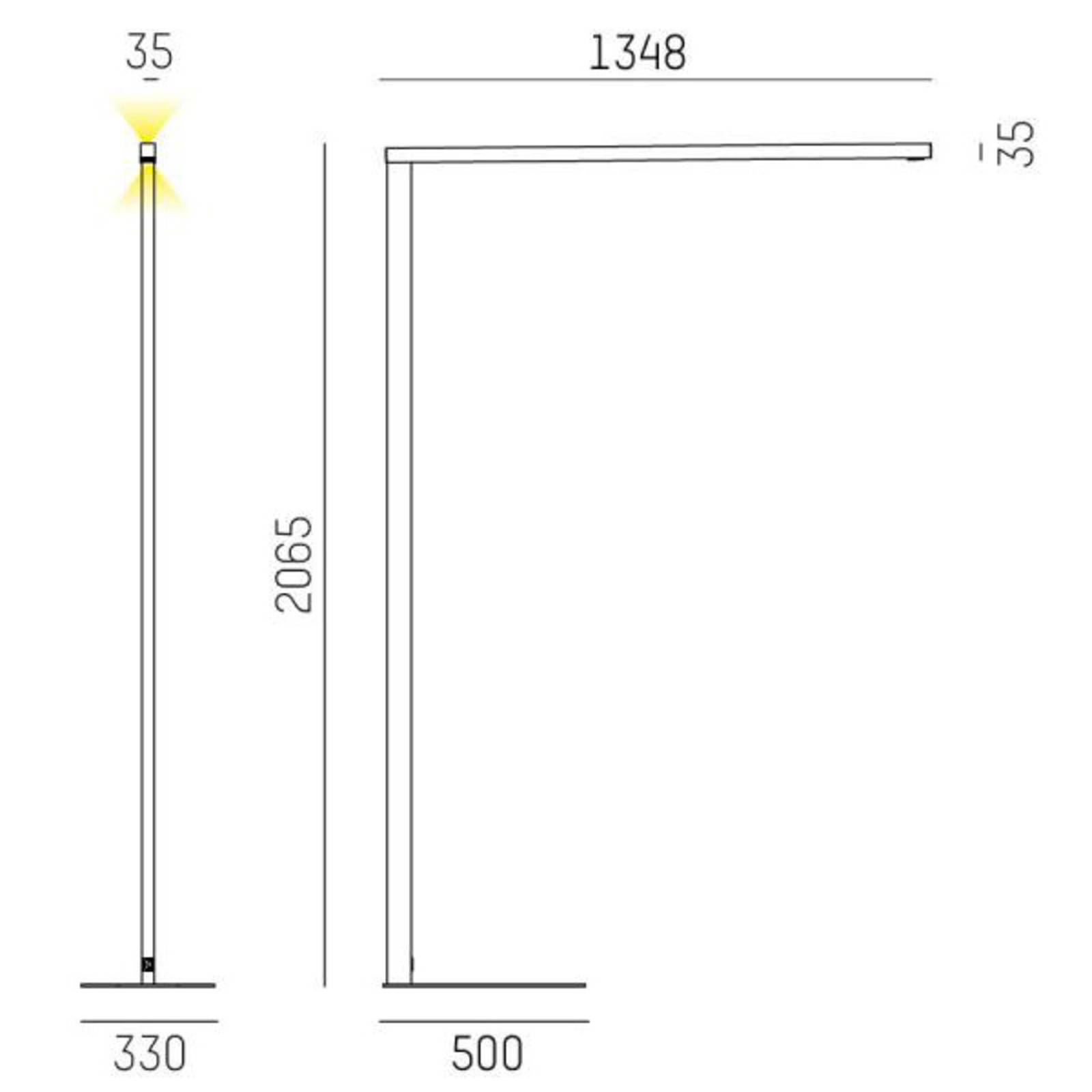 Molto Luce Lens Short Double F czujnik biała