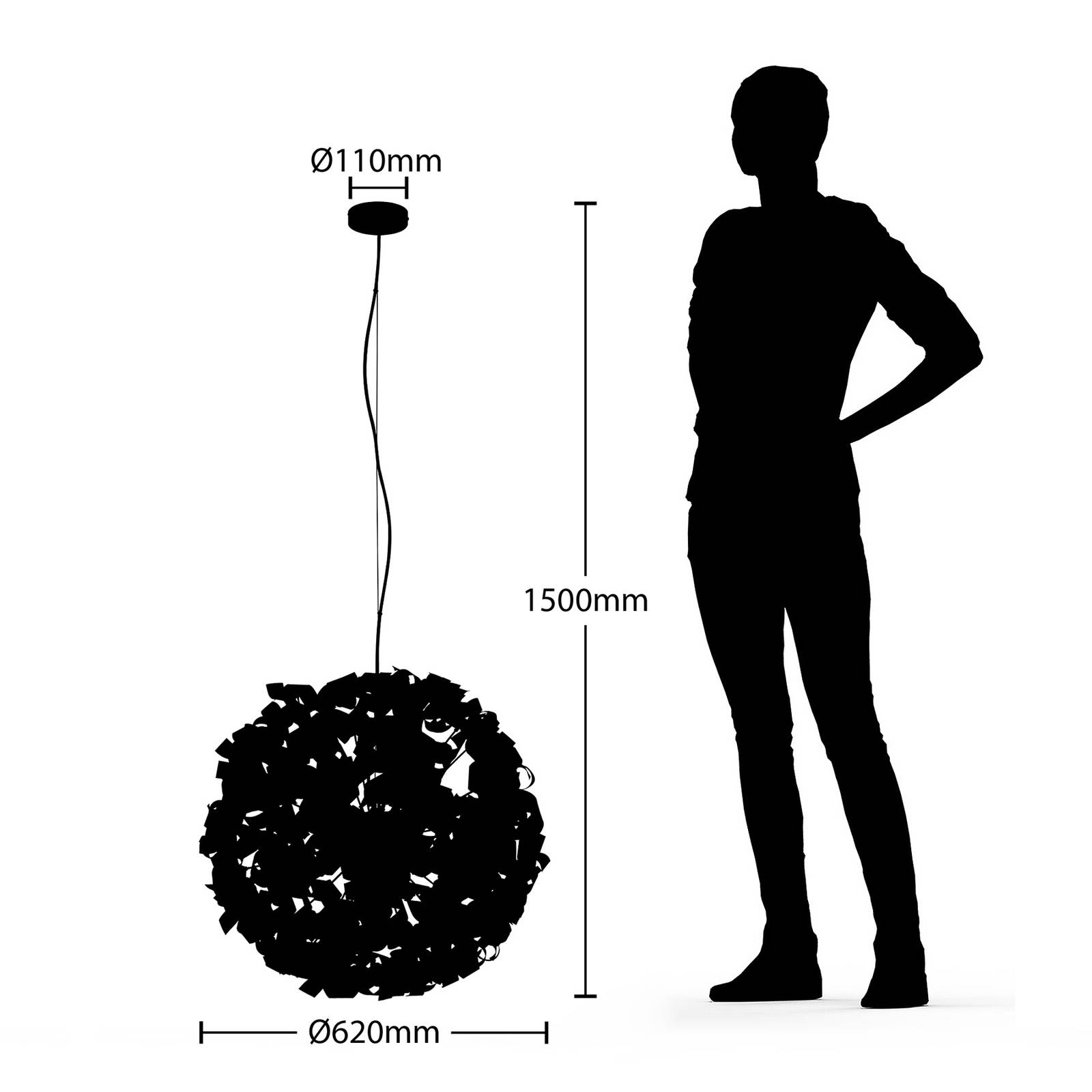 Lindby Caliya lampa wisząca, 9-punktowa