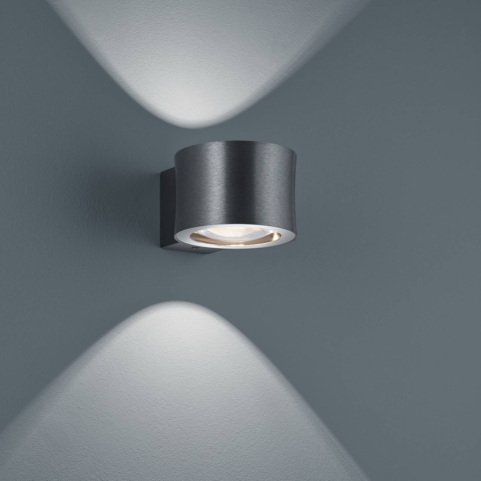 BANKAMP Impulse LED wall light anthracite
