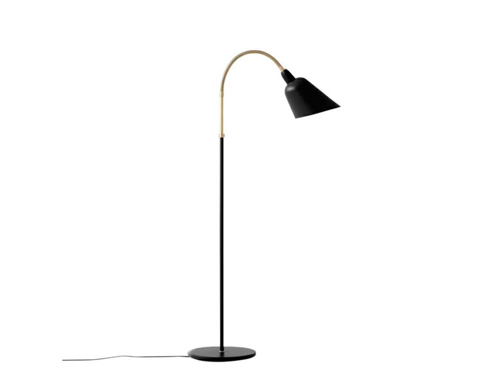 Bellevue AJ7 Podna lampa Crna & Mesing - &Tradition