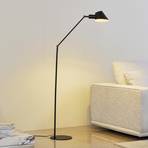 Lindby Corali floor lamp, black, metal, height 176.5cm