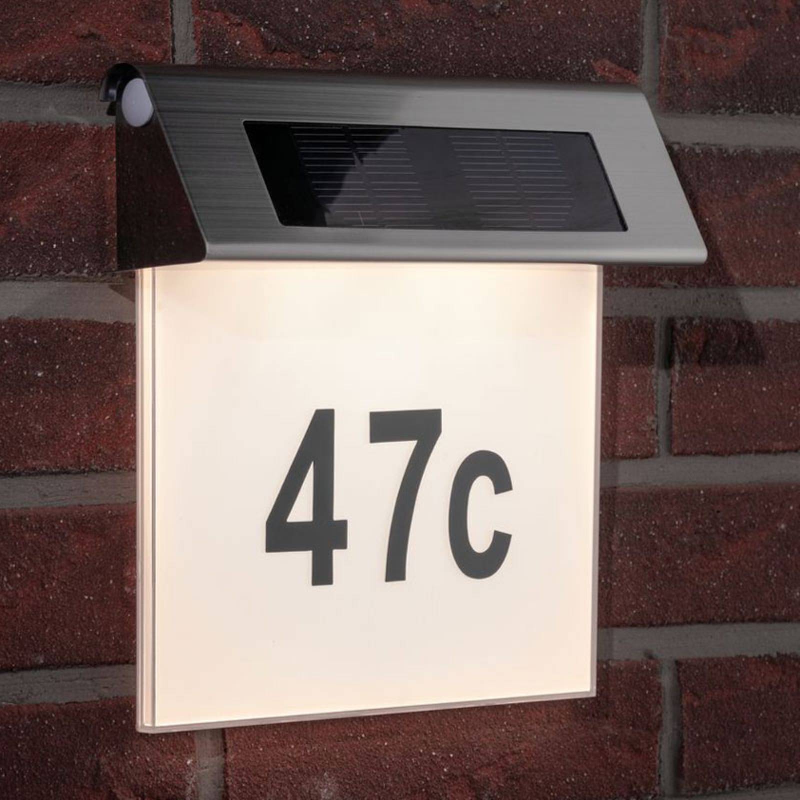Paulmann Solar husnummerlampe LED, IP44 | Lampegiganten.dk