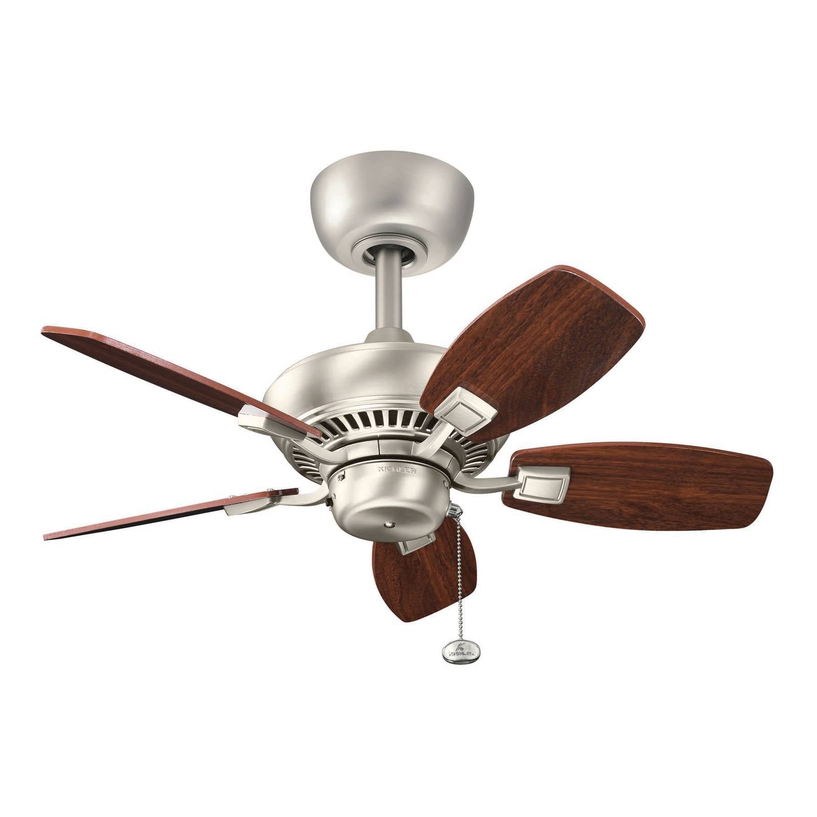 Deckenventilator Canfield 30, nickel gebürstet