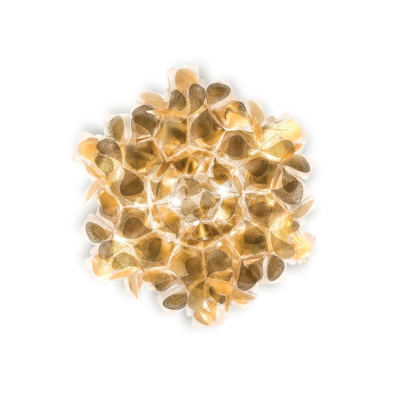 Clizia Ceiling Lamp/Wall Lamp Mama Non Mama Mini Gold - Slamp