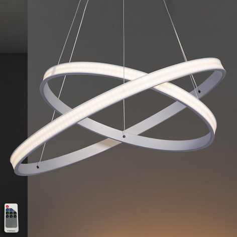 LED-pendellampe Largo Ø59 cm aluminium