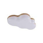 Pilvi LED Candeeiro de Teto Branco/Madeira - Lindby