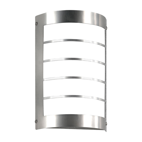 Sensor-LED-Leuchte Aqua Marco mit Raster edelstahl