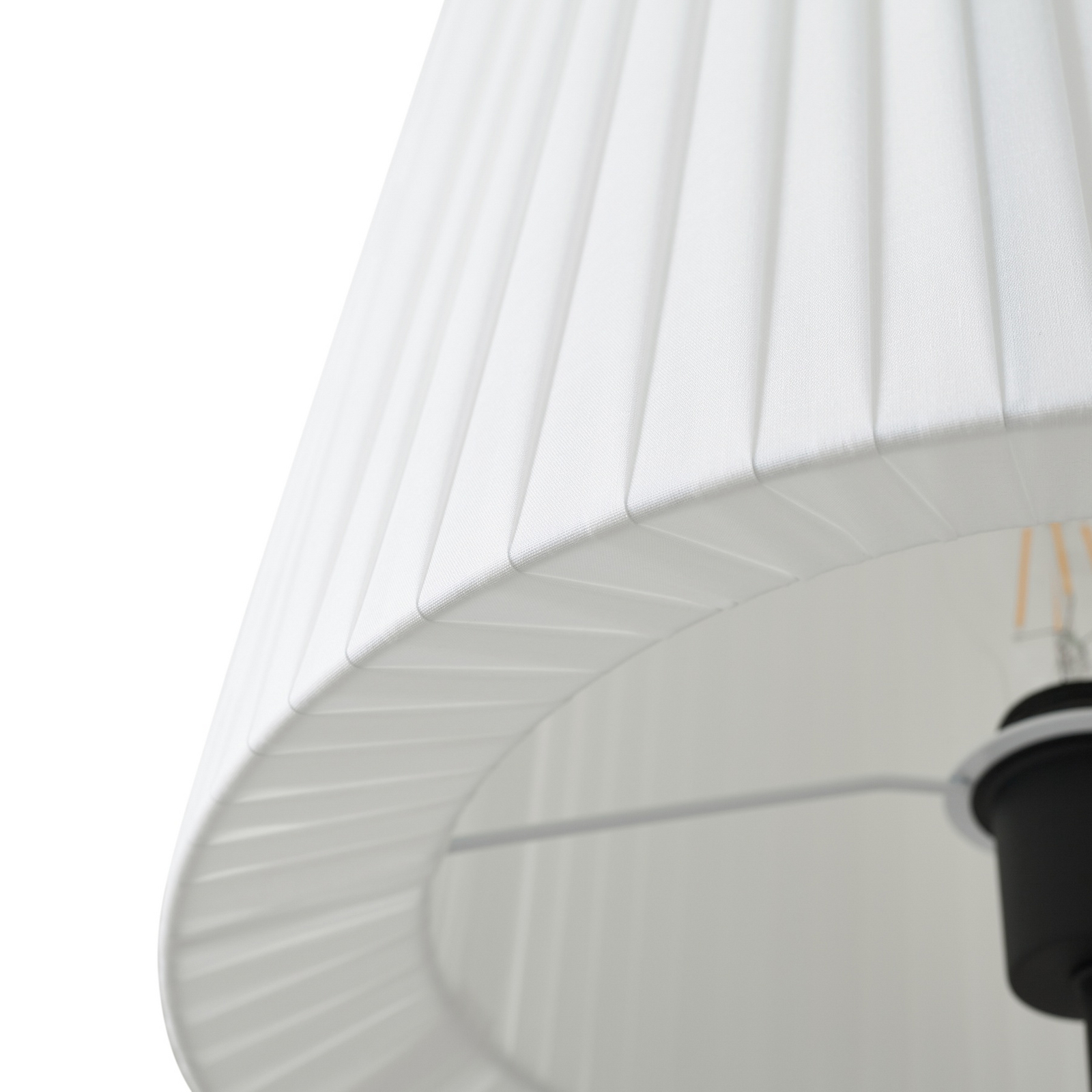 Virelle Stehleuchte, schwarz/weiß, 170 cm, Textil - Lindby Virelle Stehleuchte, schwarz/weiß, 170 cm, Textil - Lindby