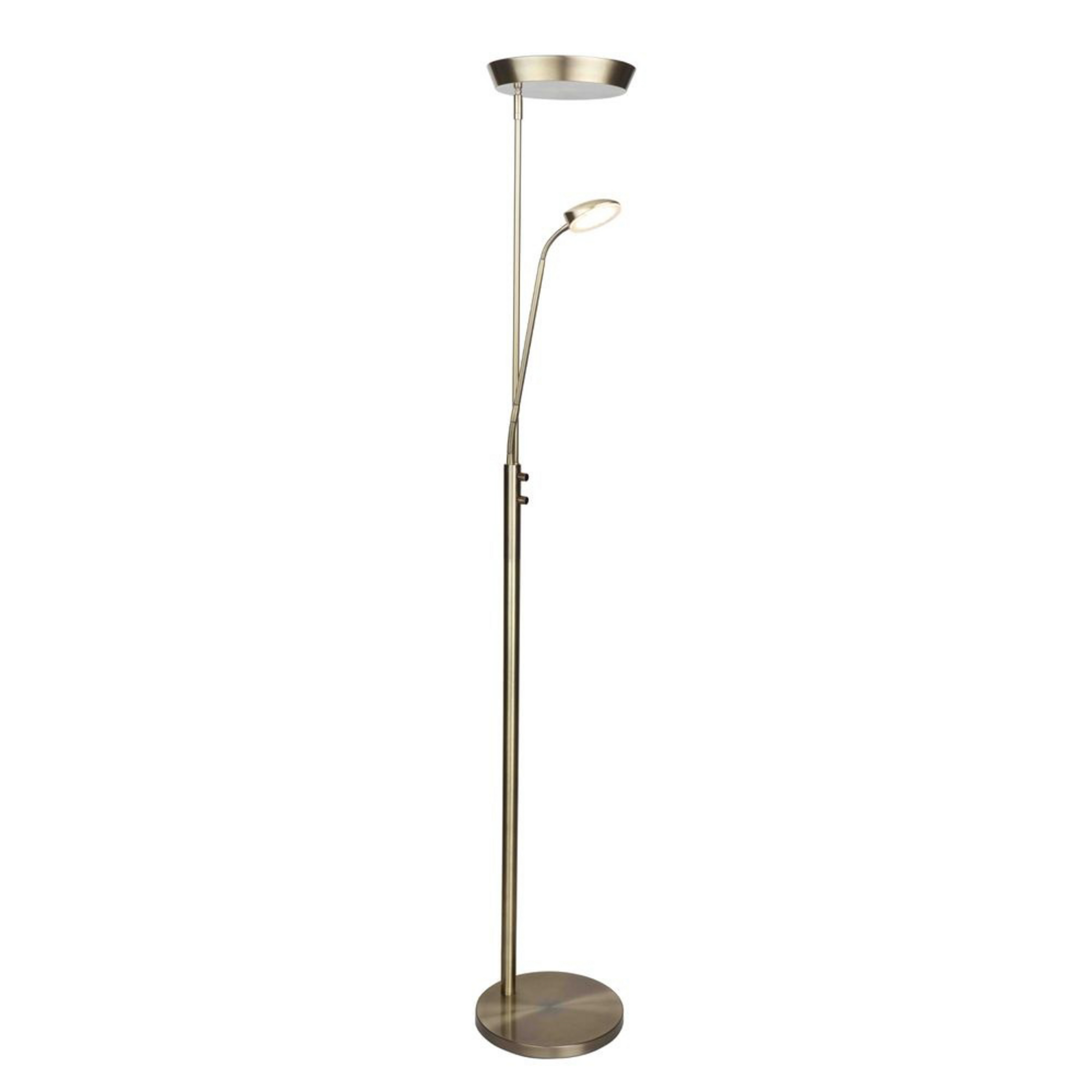 Vegas Uplight Vloerlamp Brass - Halo Design