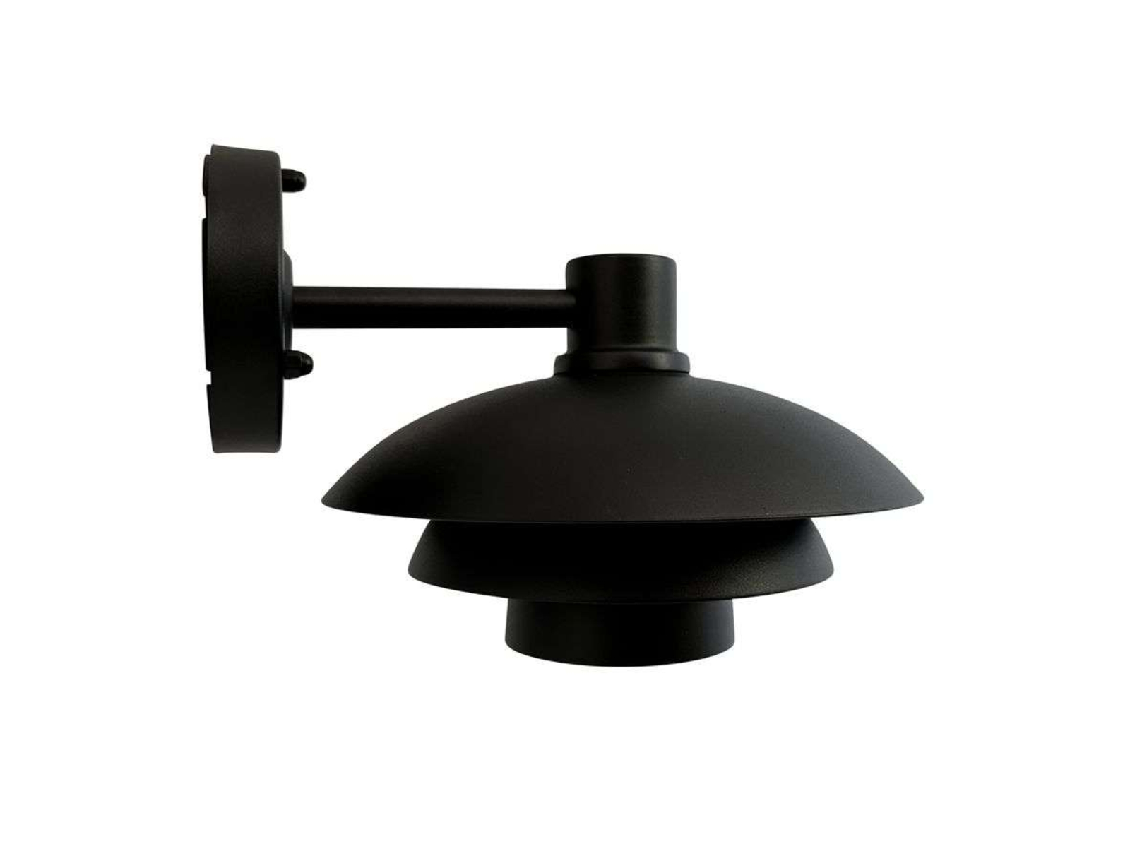 Morph Outdoor Wall Lamp Ø24 Black - DybergLarsen