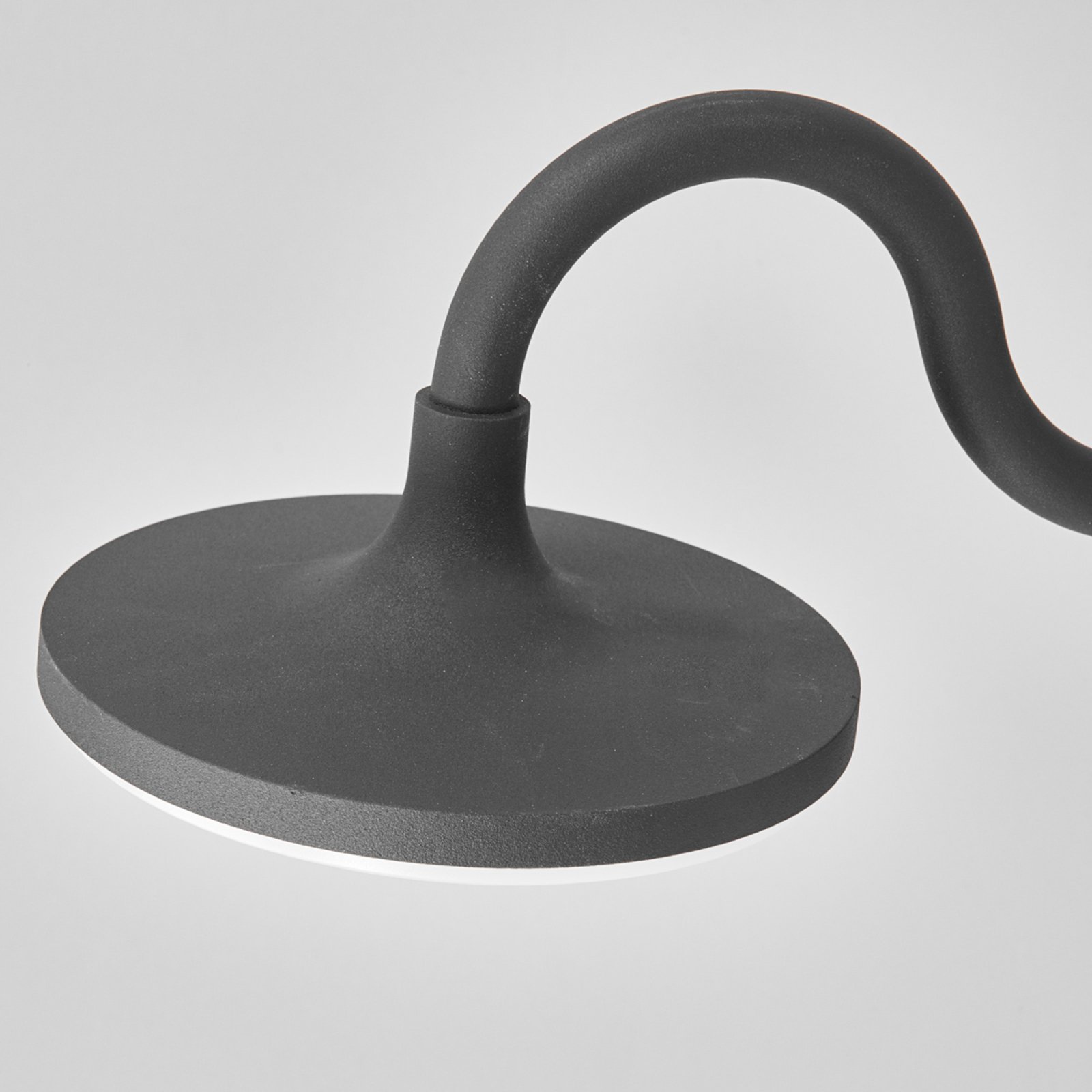 Finny Utendørs Vegglampe Dark Grey/White - Lucande