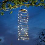 LED napelemes lámpa Mega Spring SpiraLight