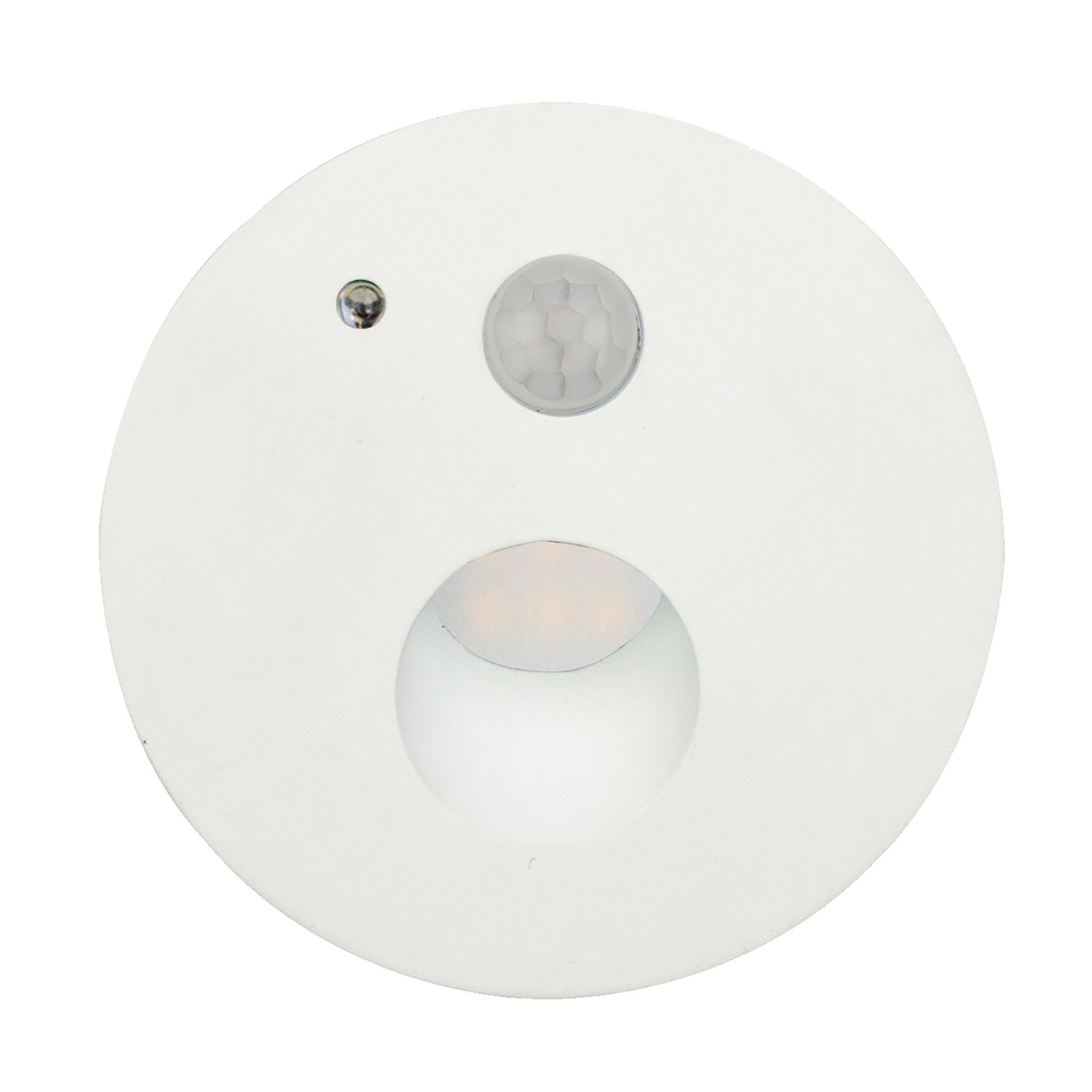 Neru Round LED Built-in Wall Lamp w/Sensor White - Arcchio