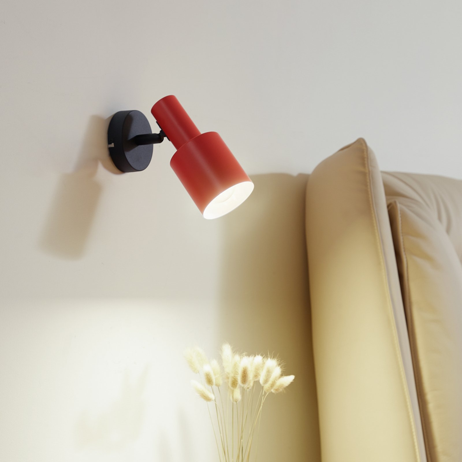 Ovelia Wandleuchte Orange/Black - Lindby