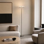 Lucande LED vloerlamp Raymond, titaniumkleurig, CCT, dimbaar