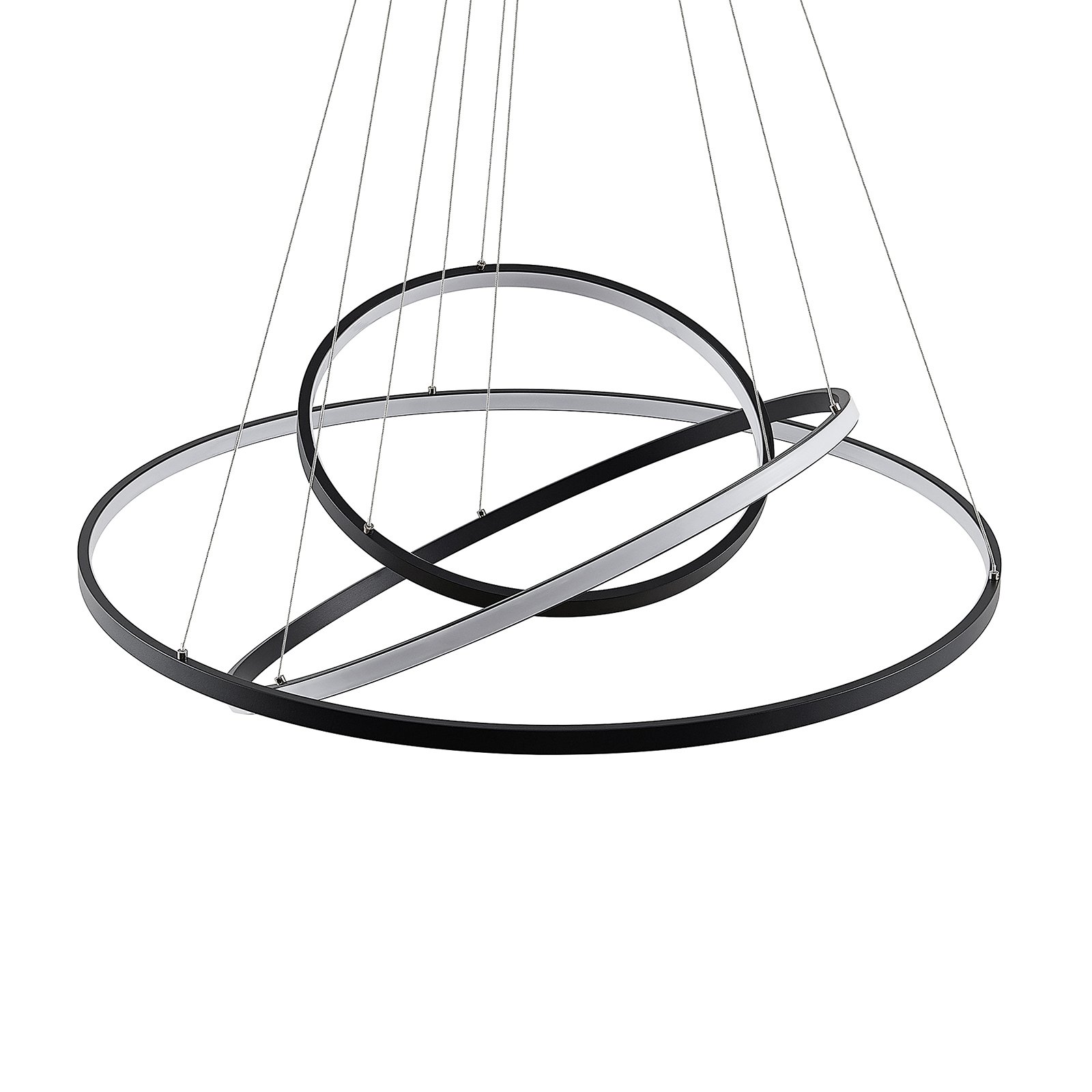 Filippa Pendant Matt Black/White - Lucande