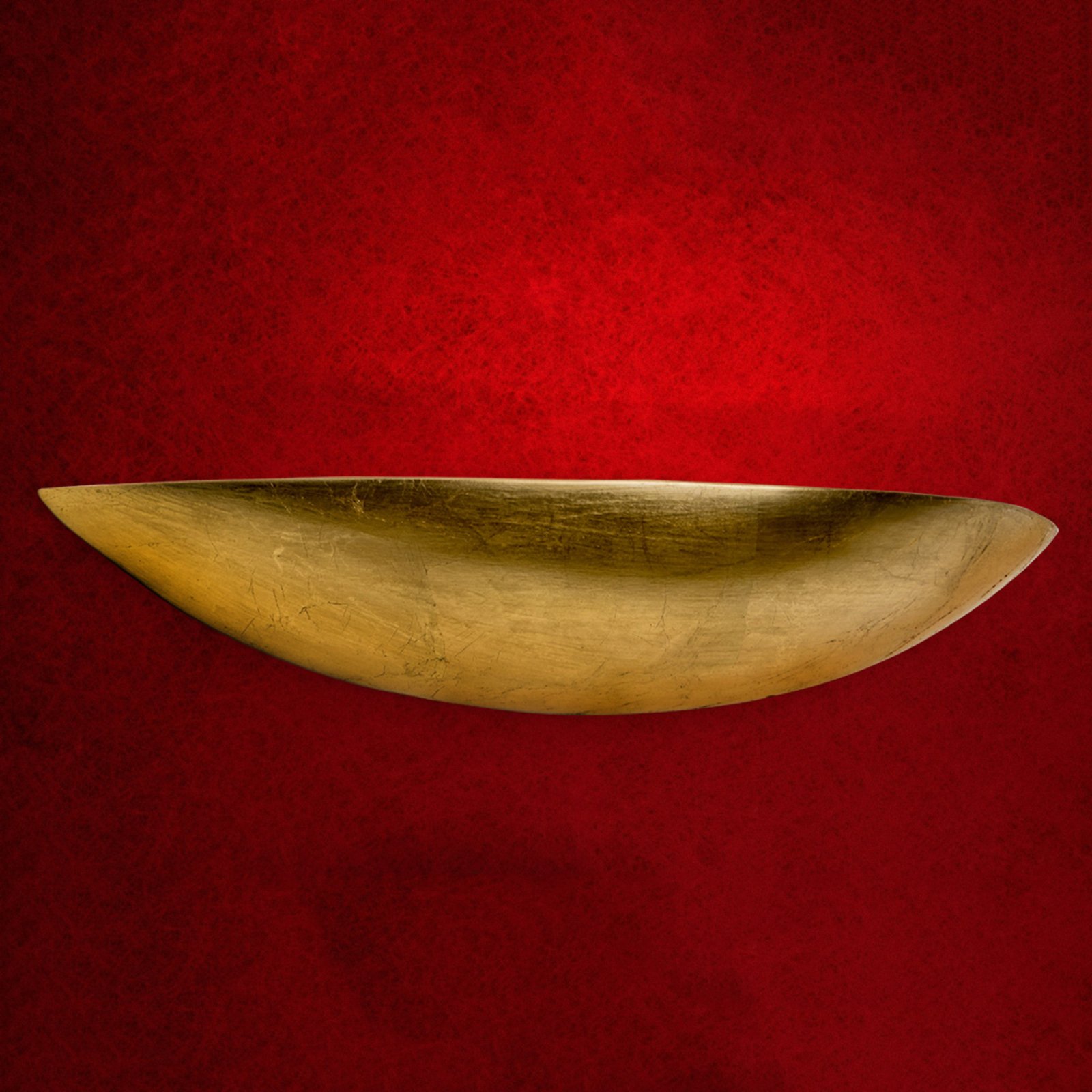 Nástěnné svítidlo Tamara ze zlatě patin. keramiky
