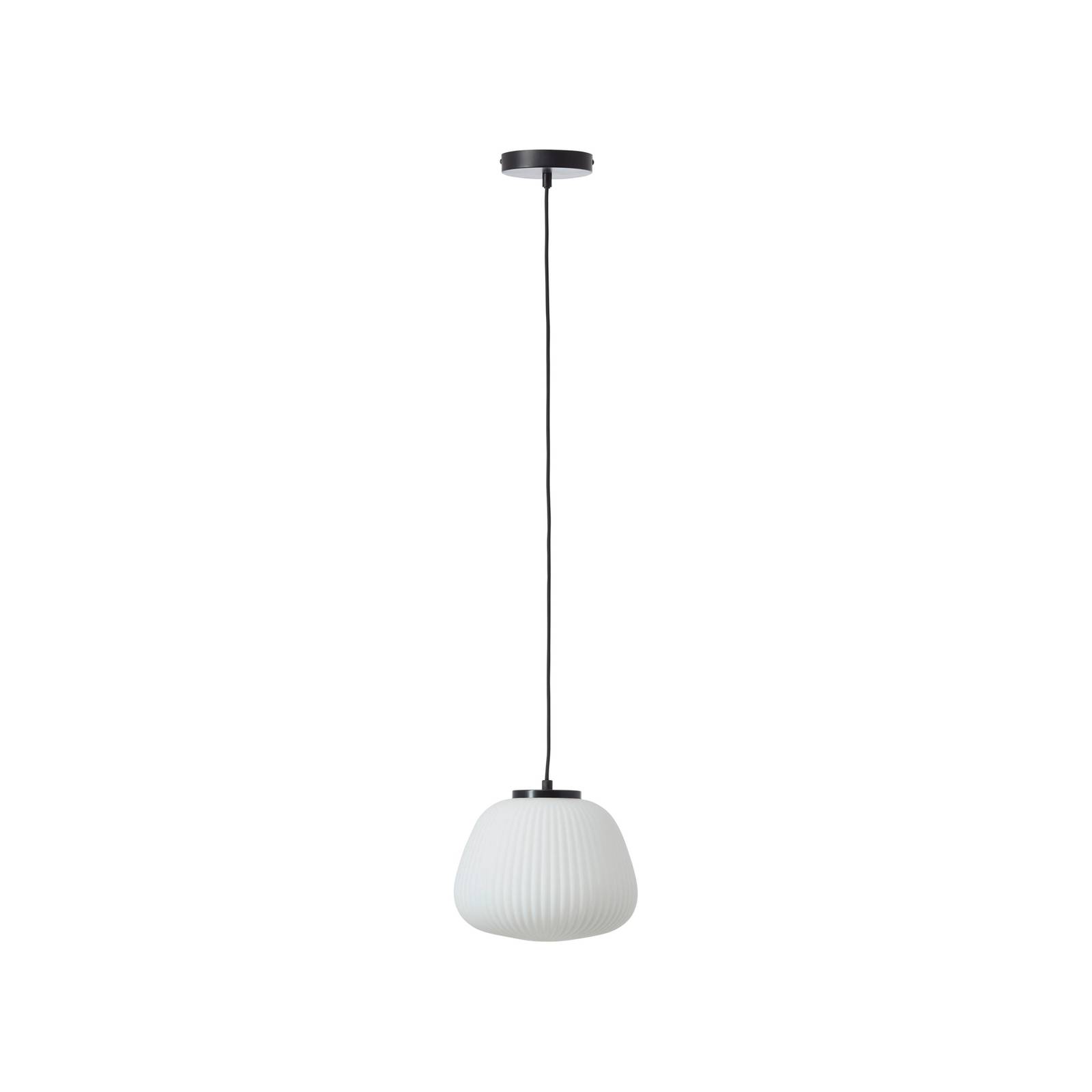Hängelampe Kaizen, Ø 25 cm, opal, Glas