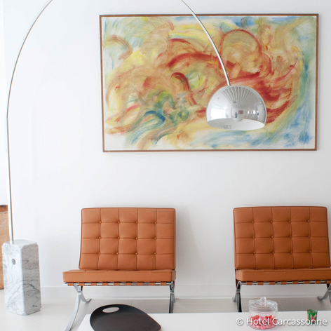Sublime lampadaire arqué design ARCO