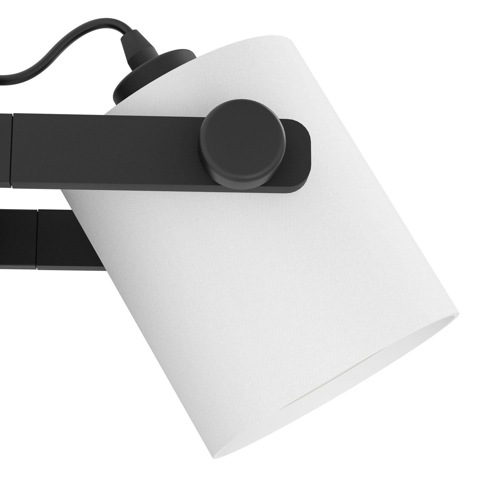 Aplique Hornwood con detalles de madera, blanco