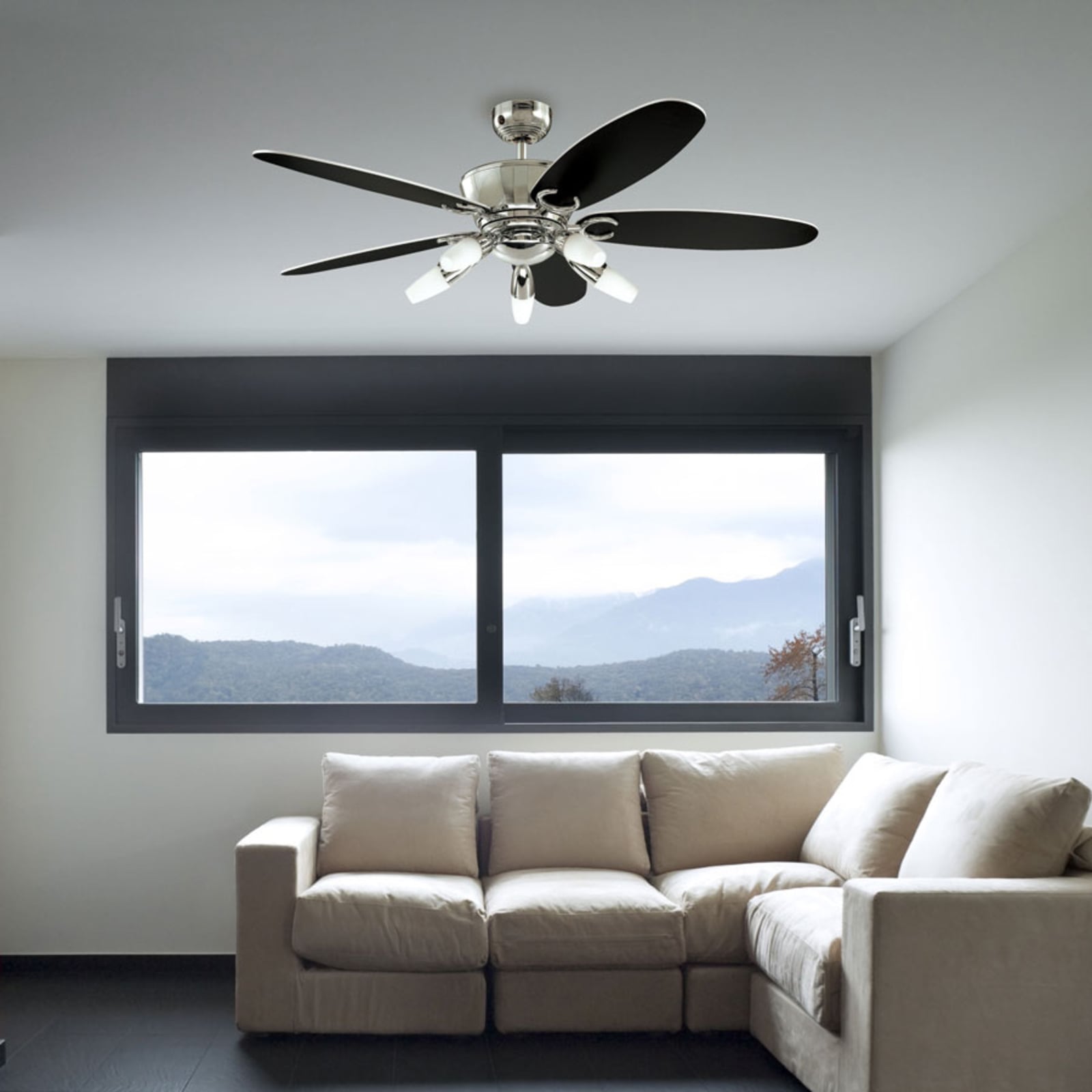 Ventilateur de plafond avec éclairage Arius avec télécommande - Westinghouse Ventilateur de plafond avec éclairage Arius avec télécommande - Westinghouse
