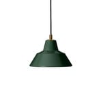 Workshop W1 pendellampe, grønn, aluminium, E14 – Made By Hand