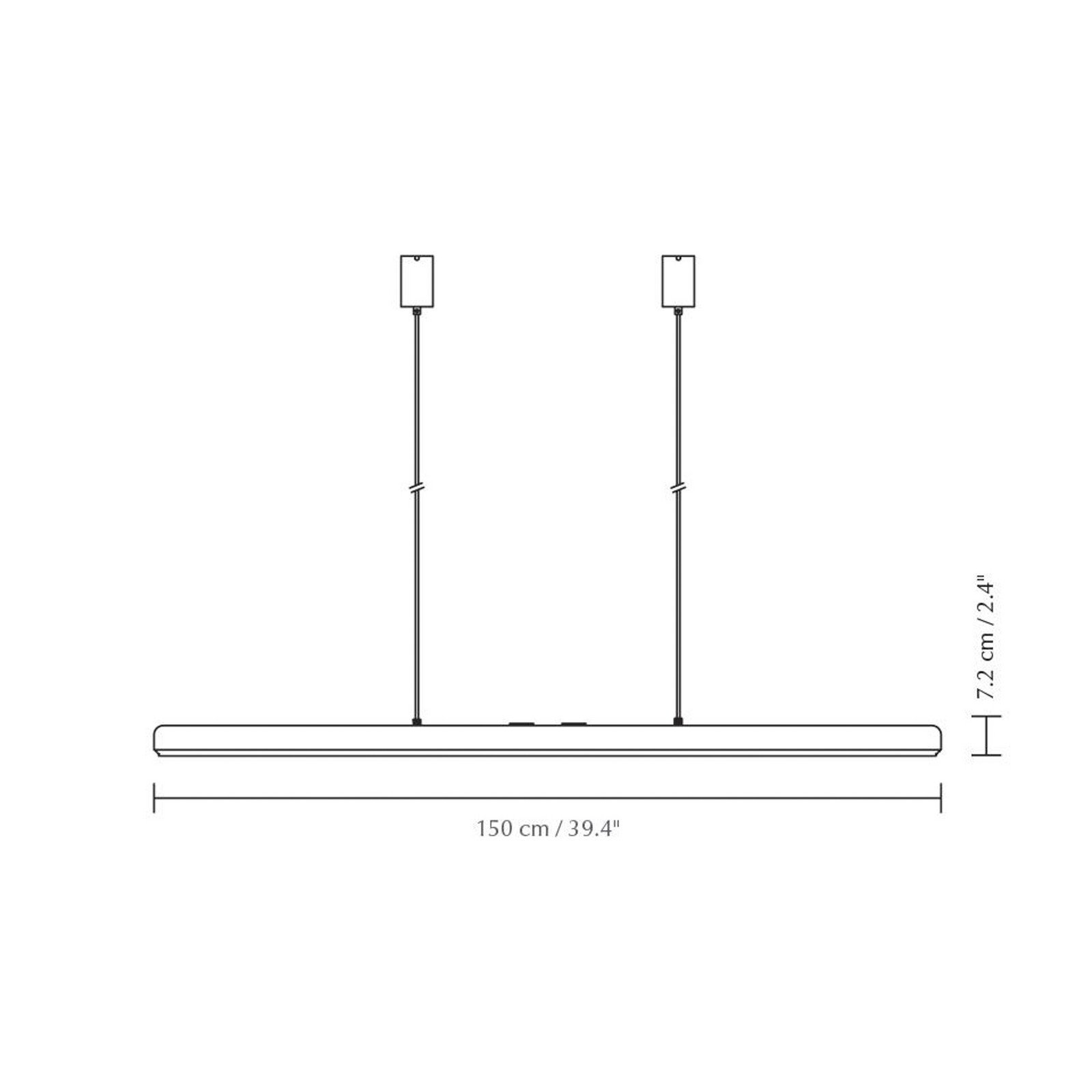 UMAGE Lampă suspendată LED Hazel Branch negru/oțel 150 cm - Camera de zi / sufragerie - modern - negru oțel - Metal