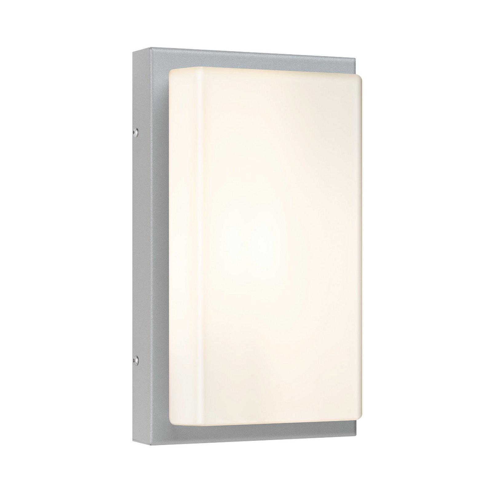 Venkovní nástěnné svítidlo 059, nerezová ocel, opálové sklo, 29 cm, IP44, E27