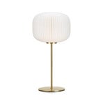 Sober Tischleuchte Brushed Brass/White - Markslöjd