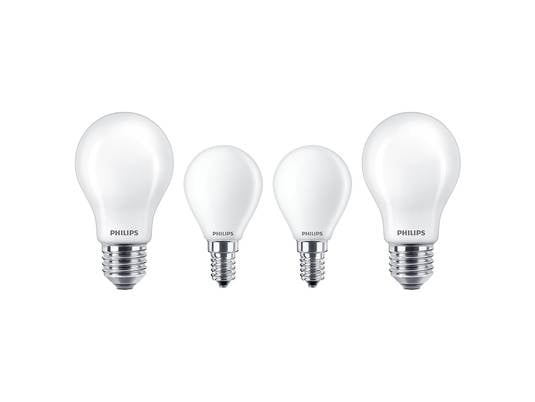 Becuri LED f/Moo 2x E27 + 2x E14 - Philips