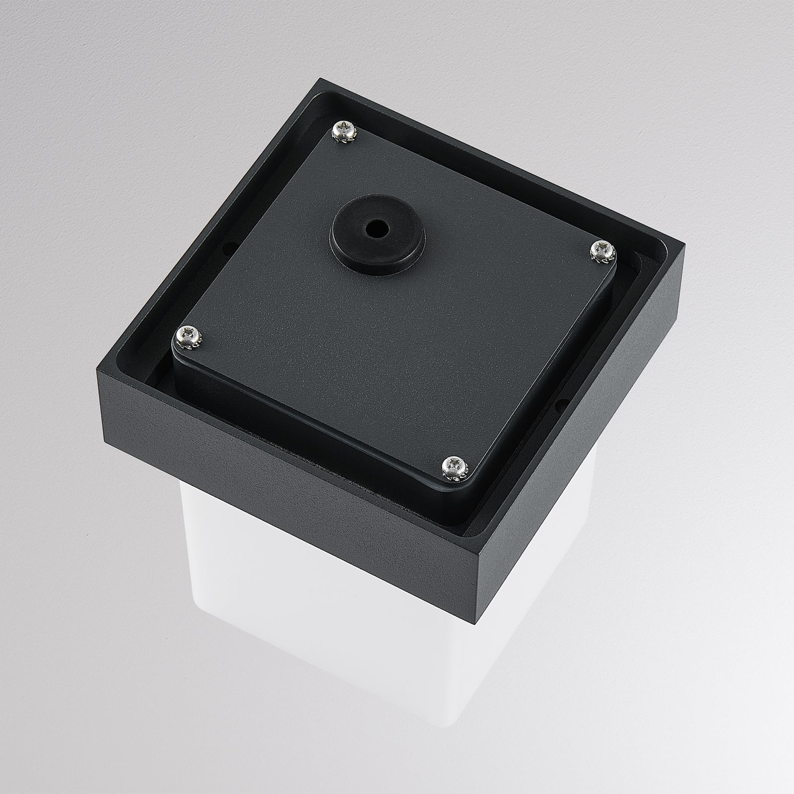 Applique d'extérieur LED FYNN-O, anthracite, 11 cm, IP65, CCT