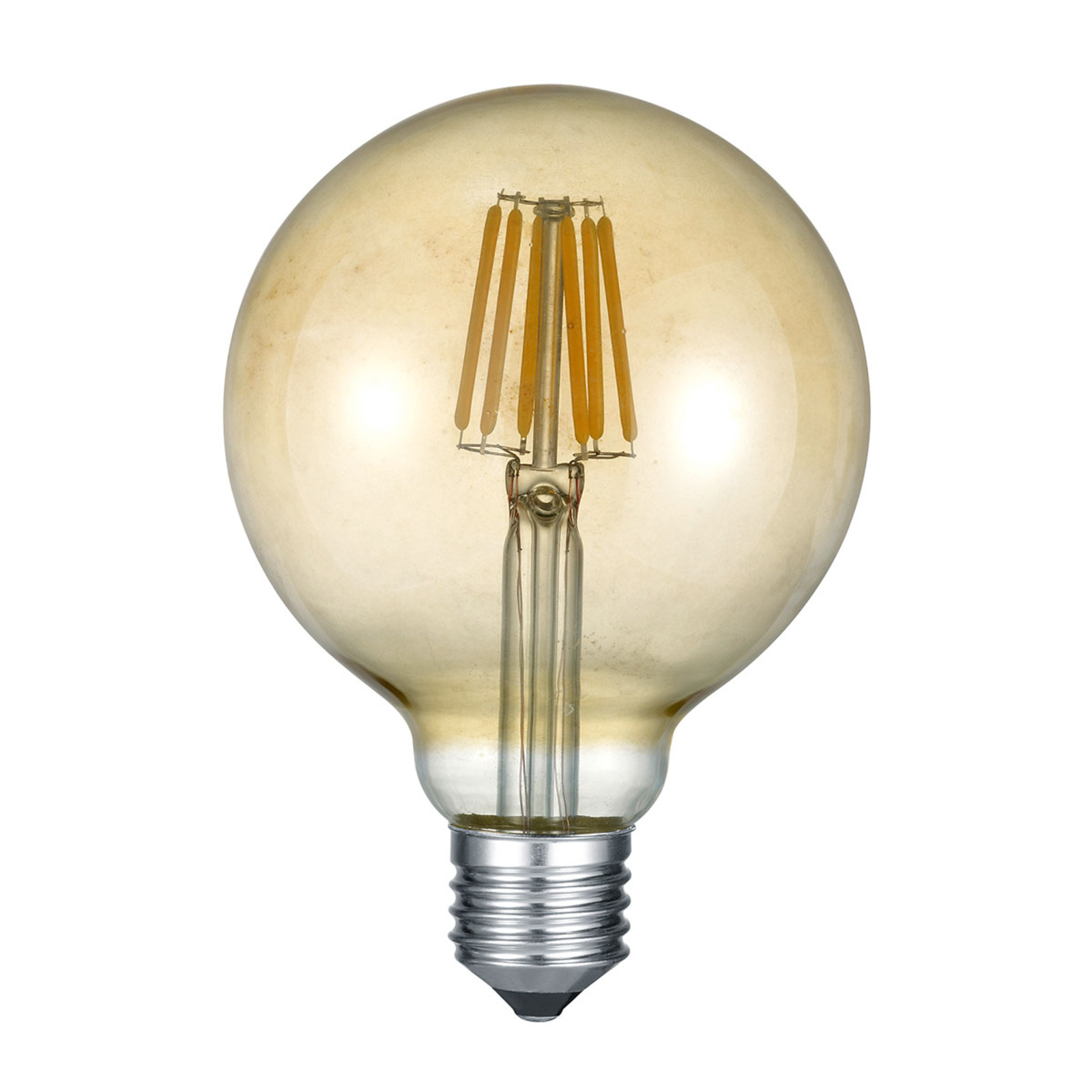 Ampoule globe LED E27 6 W 2 700 K ambre